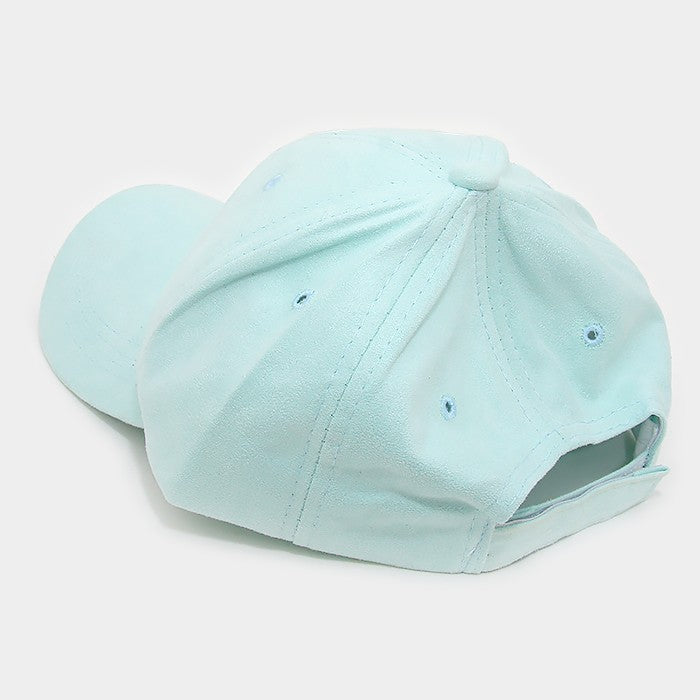 iLLASPARKZ Faux suede baseball cap