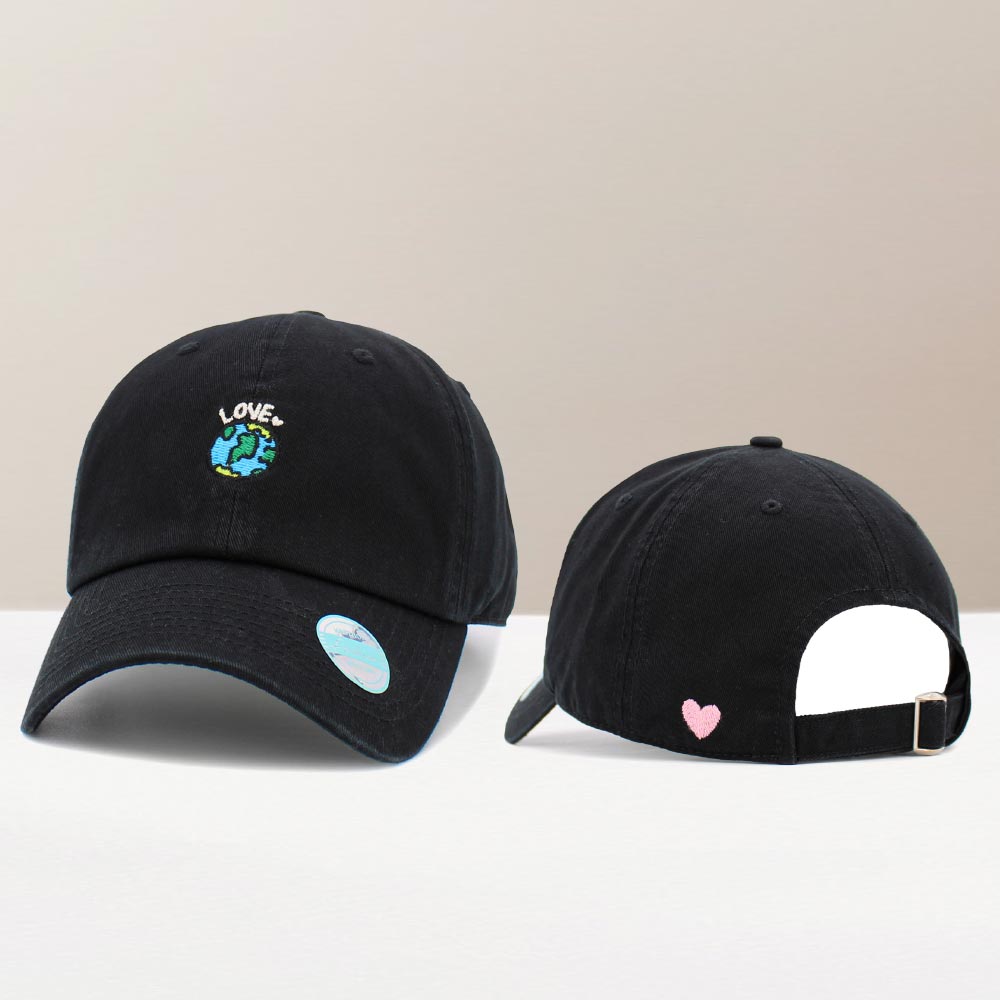 iLLASPARKZ Love Earth Embroidered Baseball Cap