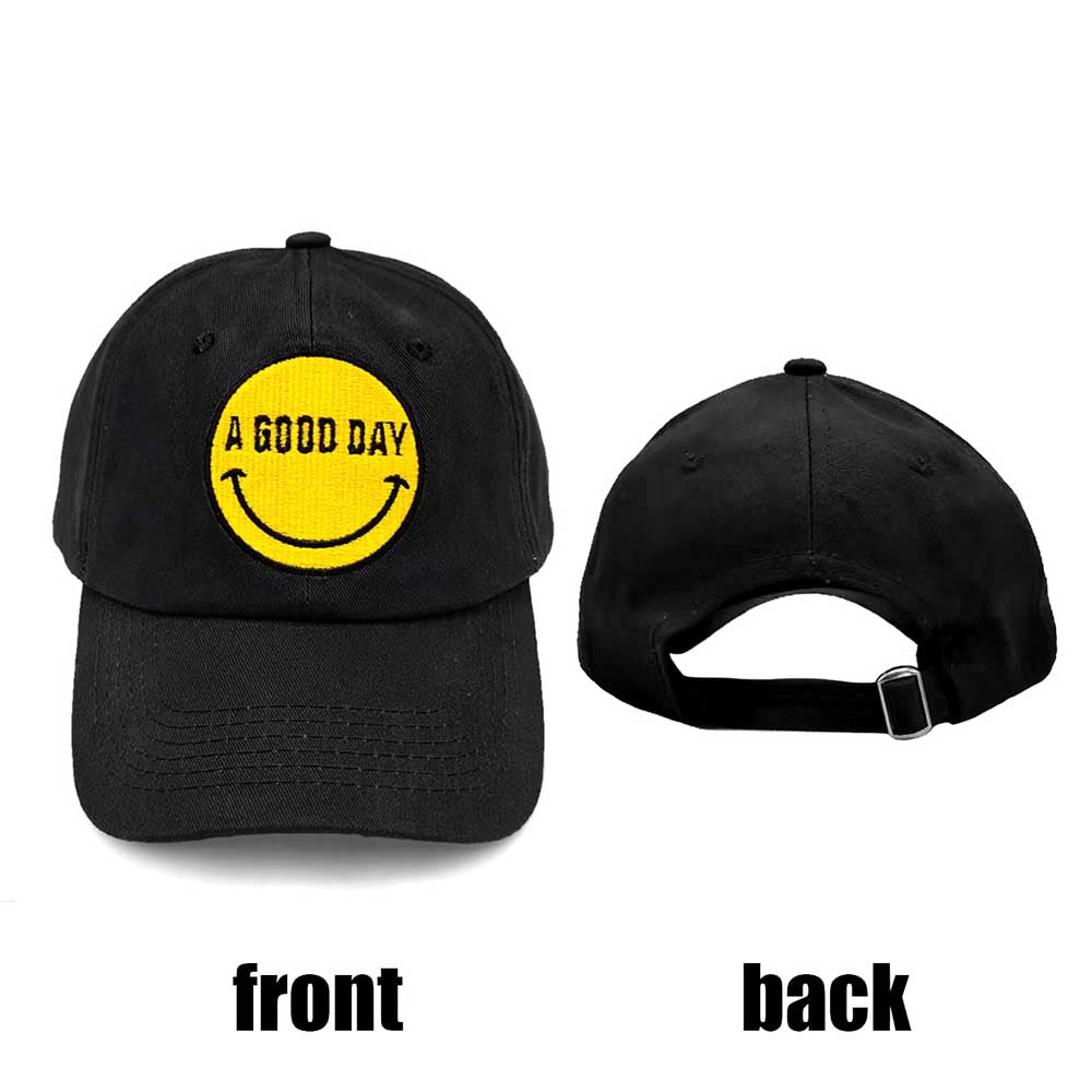 iLLASPARKZ Smile A GOOD DAY Message Baseball Cap