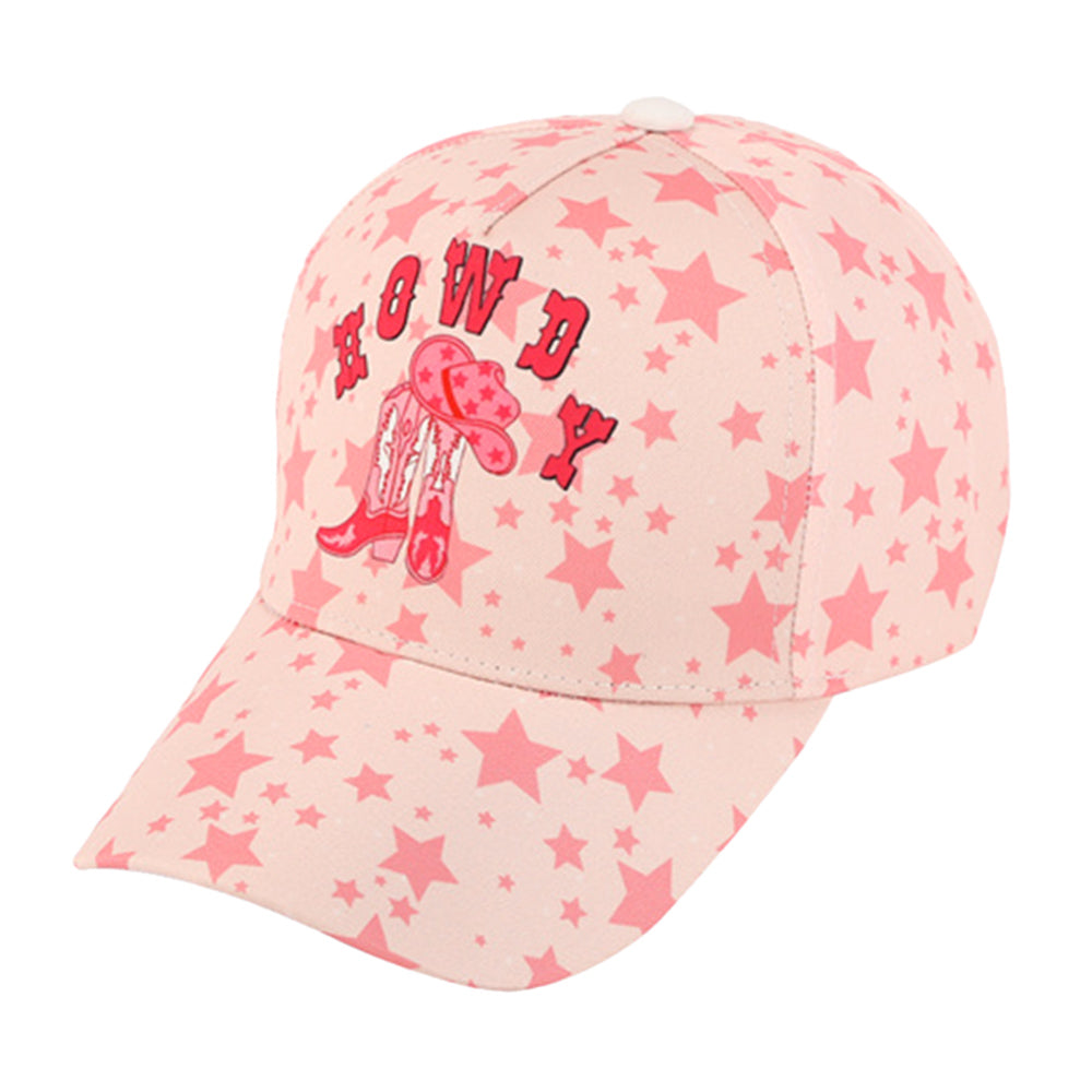 iLLASPARKZ Howdy Cowboy Boots Pointed Star Pattern Printed Baseball Cap