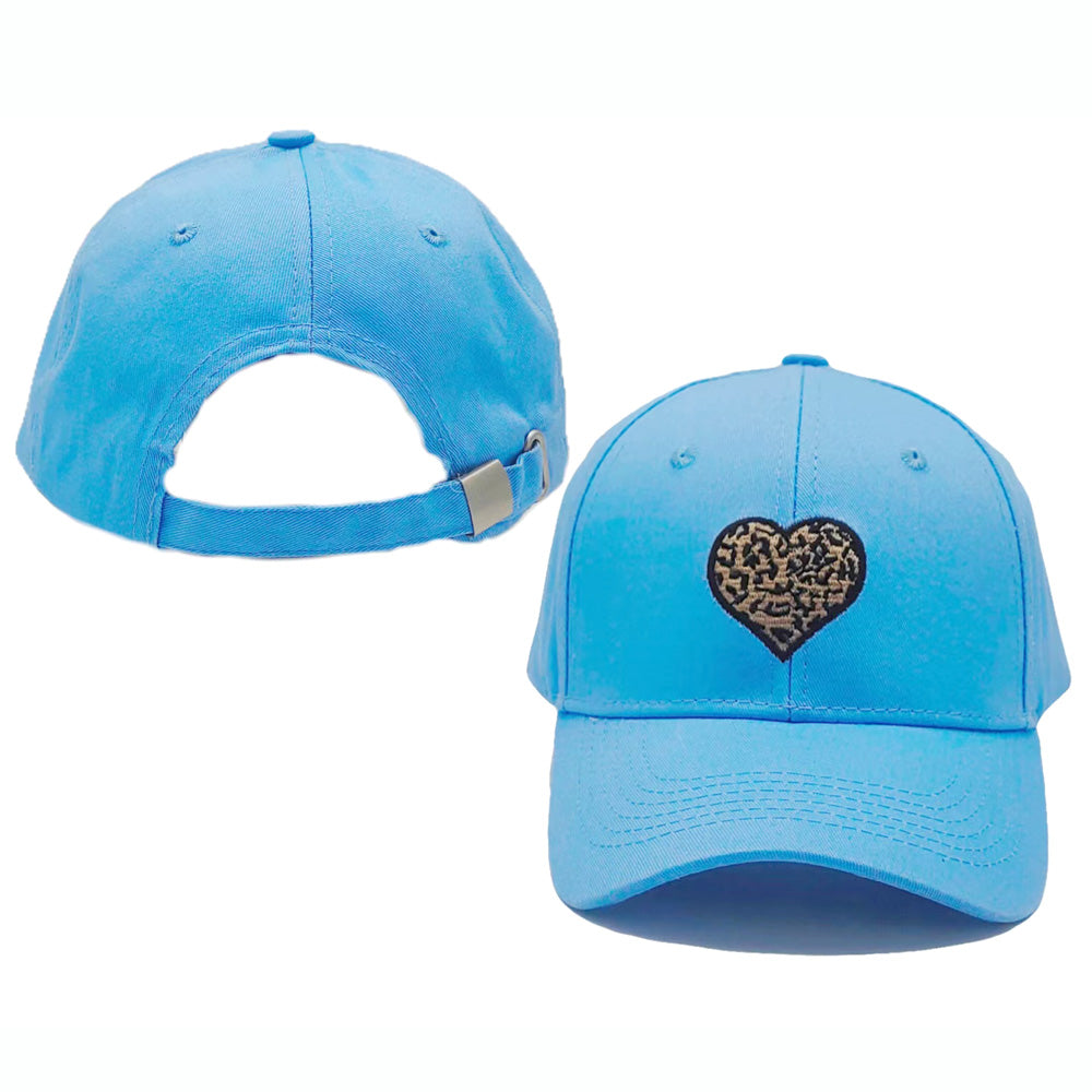 iLLASPARKZ Leopard Patterned Heart Baseball Cap