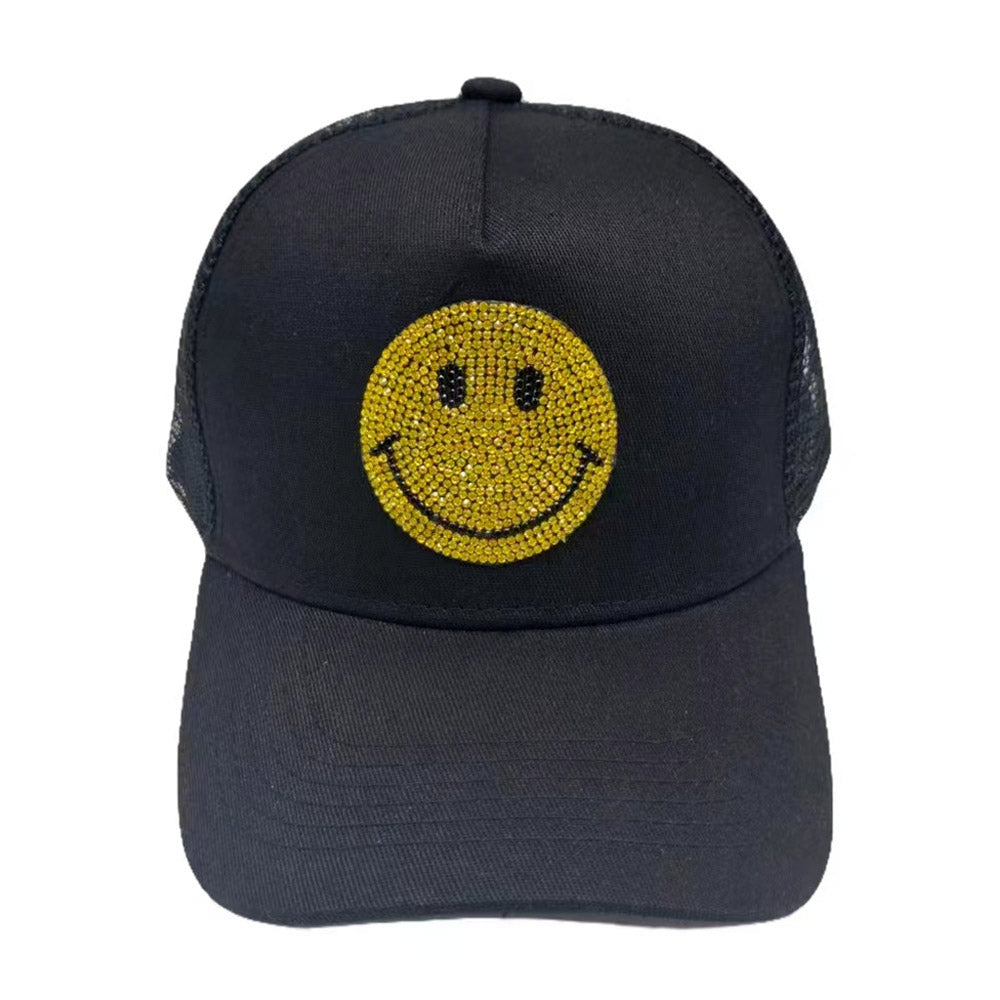 iLLASPARKZ Bling Smile Accented Mesh Back Baseball Cap