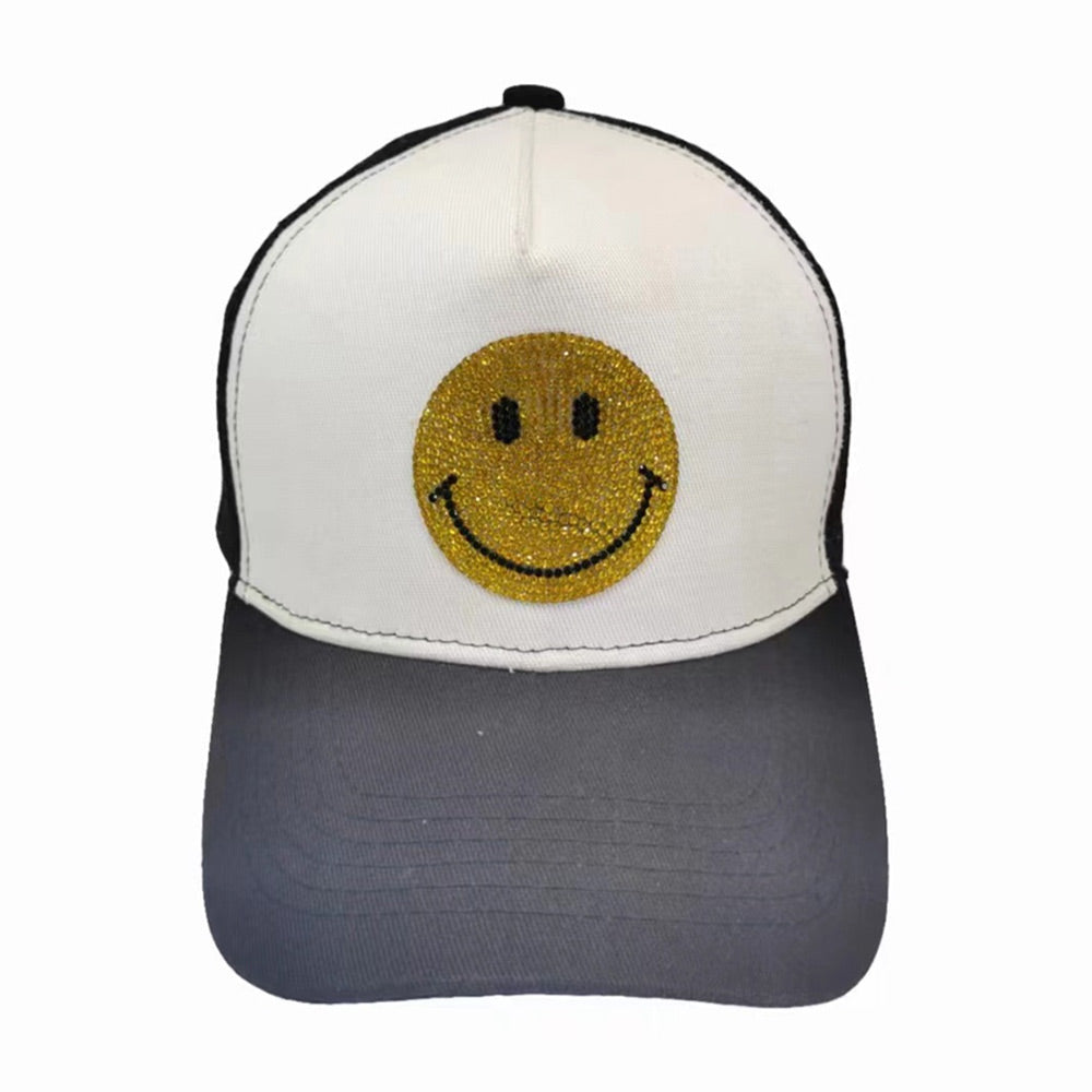 iLLASPARKZ Bling Smile Accented Mesh Back Baseball Cap