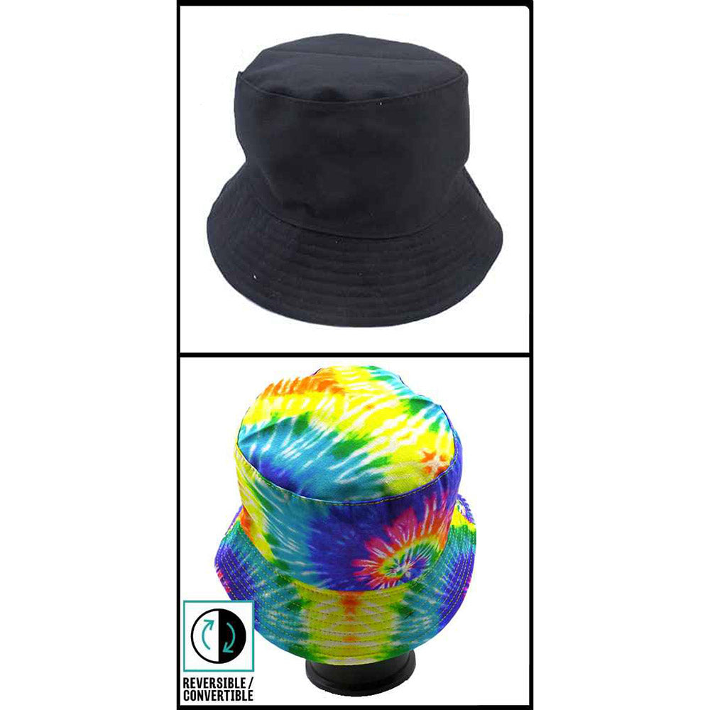 iLLASPARKZ Reversible Tie Dye Print Bucket Hat