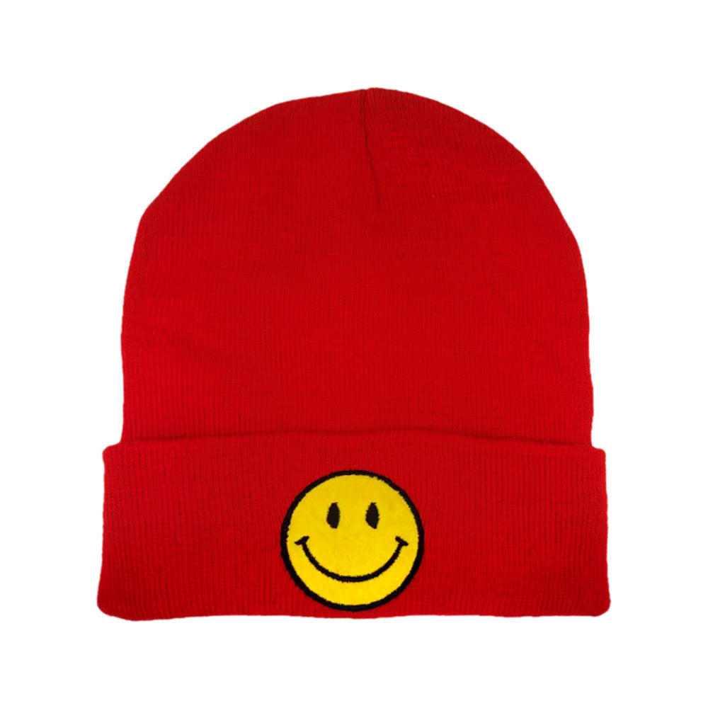 iLLASPARKZ Smile Pointed Solid Knit Beanie Hat