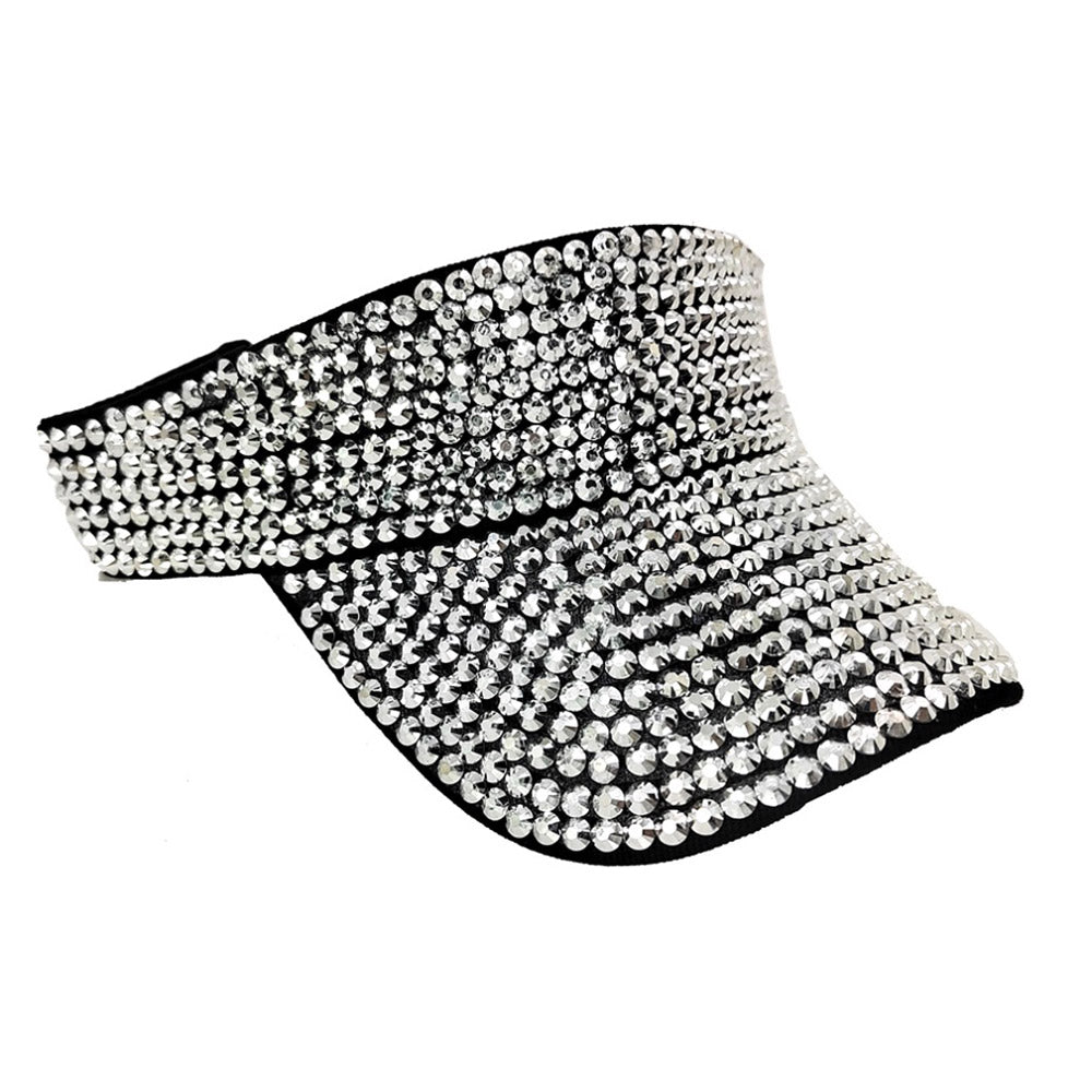 iLLASPARKZ Bling Studded Visor Hat