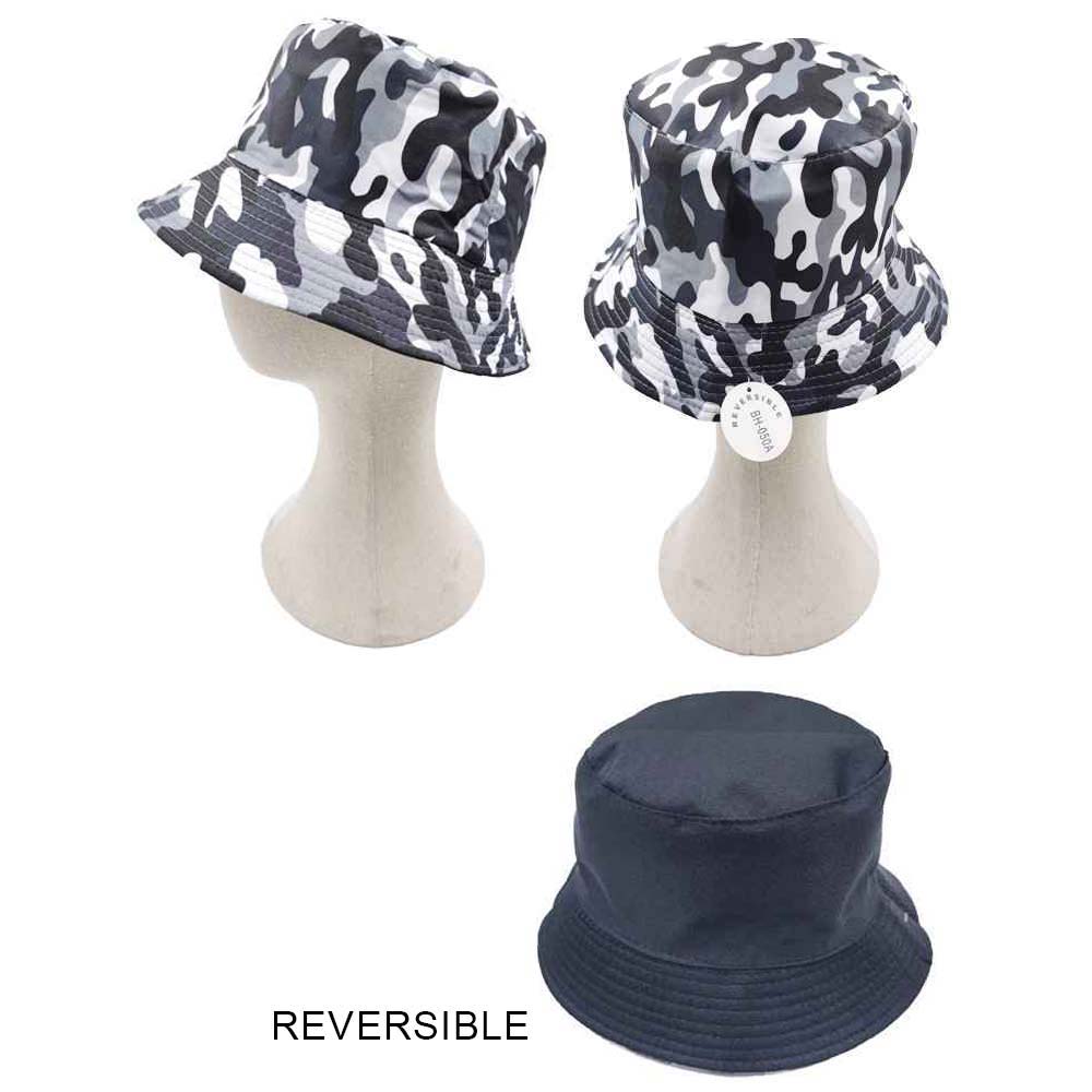 iLLASPARKZ Camouflage Patterned Reversible Bucket Hat