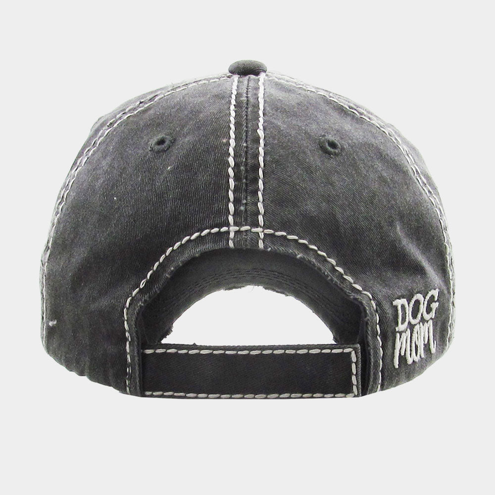 iLLASPARKZ DOG mom Vintage Baseball Cap