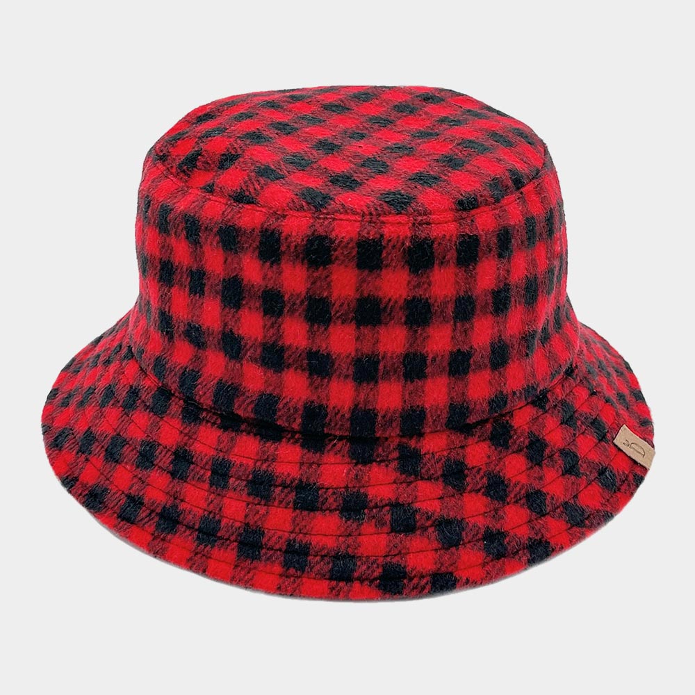 iLLASPARKZ Buffalo Check Patterned Bucket Hat