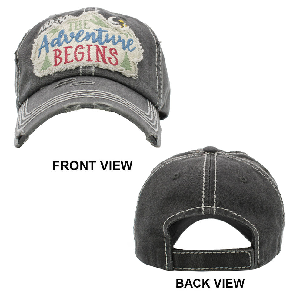 iLLASPARKZ THE Adventure BEGINS Vintage Baseball Cap