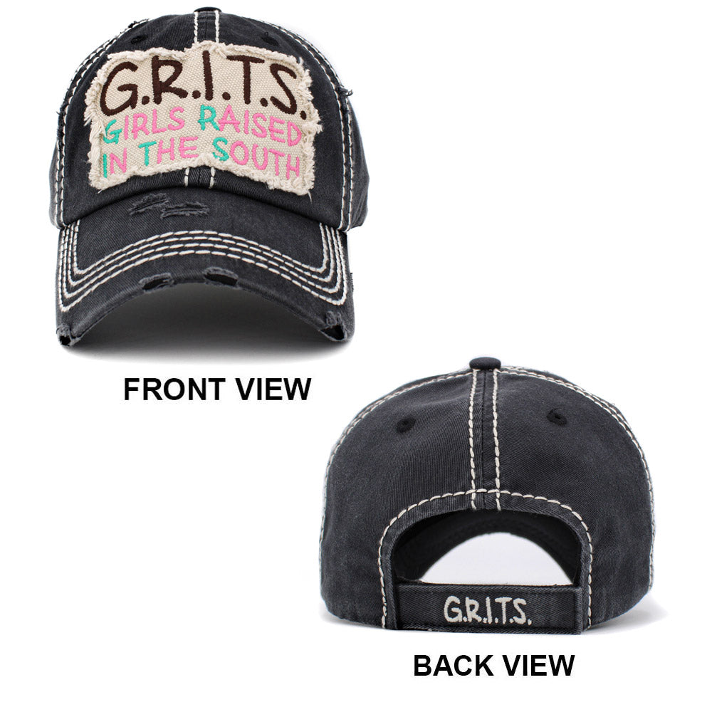 iLLASPARKZ G.R.I.T.S Message Vintage Baseball Cap