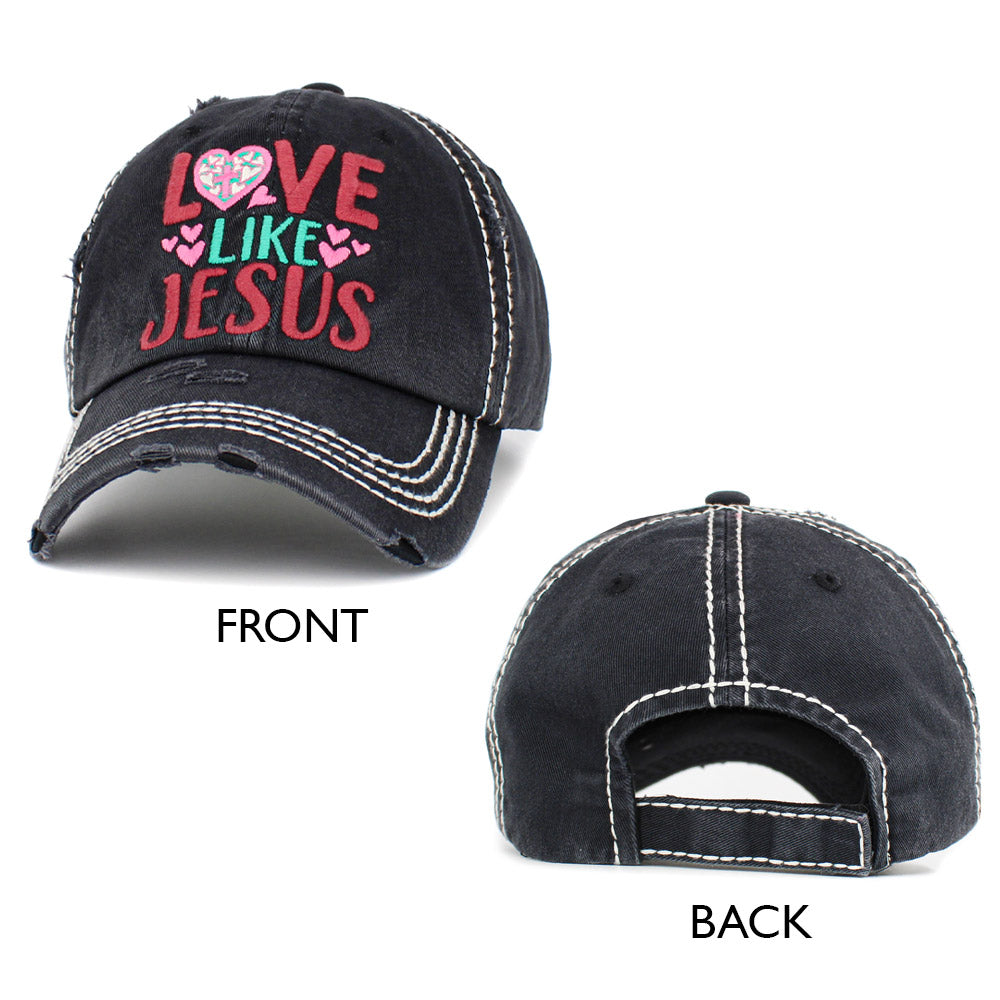 iLLASPARKZ LOVE LIKE JESUS Vintage Baseball Cap