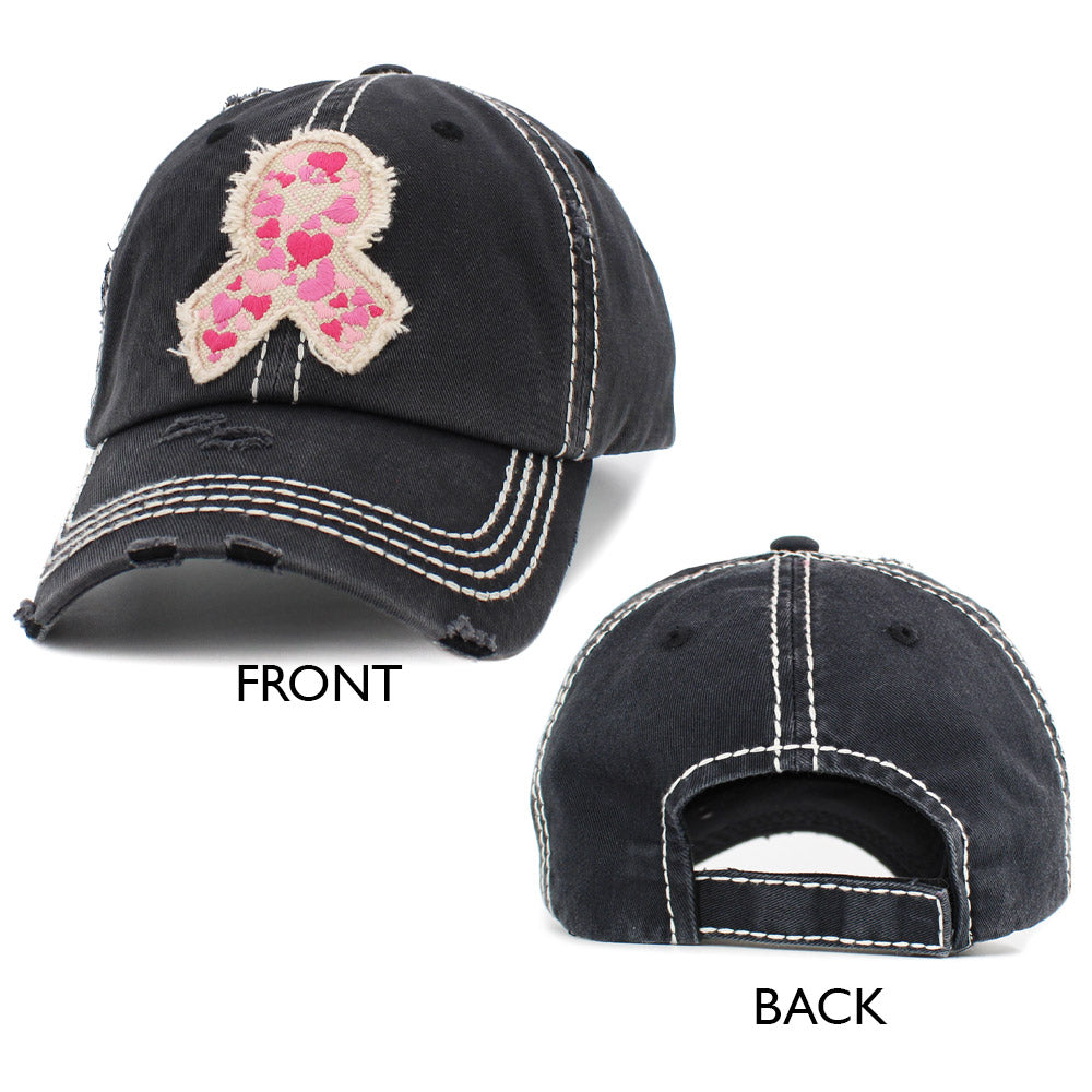 iLLASPARKZ PINK RIBBON Vintage Baseball Cap