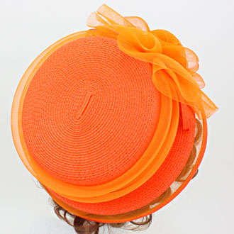 iLLASPARKZ Polypropylene Dressy Flower Hat