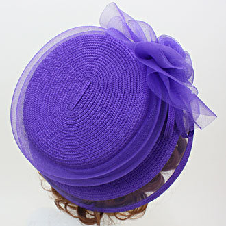 iLLASPARKZ Polypropylene Dressy Flower Hat