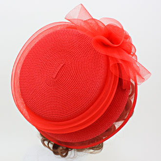 iLLASPARKZ Polypropylene Dressy Flower Hat