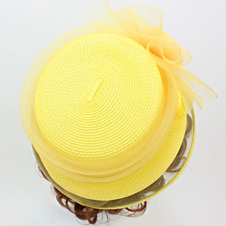 iLLASPARKZ Polypropylene Dressy Flower Hat