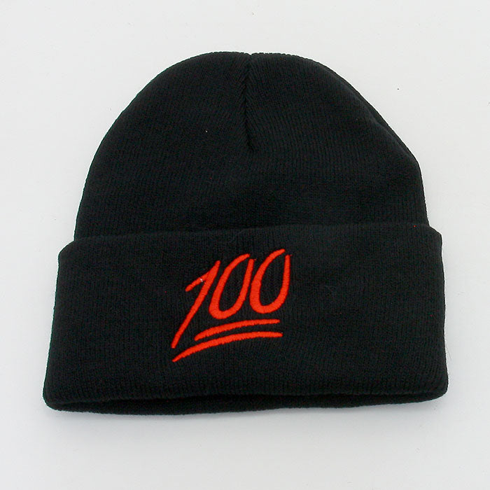 iLLASPARKZ 100 Fold Over Knit Beanie Hat