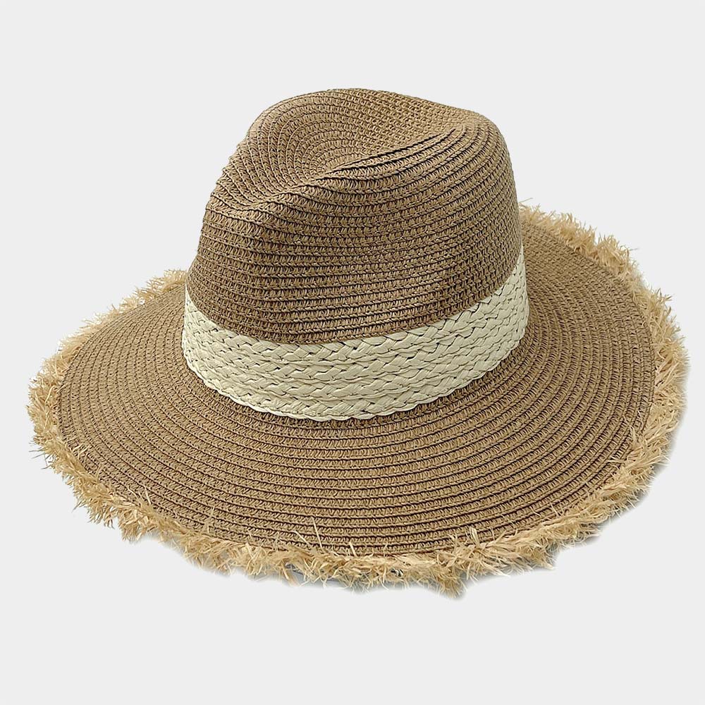 iLLASPARKZ Braided Band Straw Panama Hat