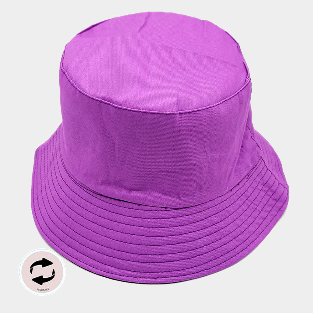 iLLASPARKZ Solid Reversible Bucket Hat