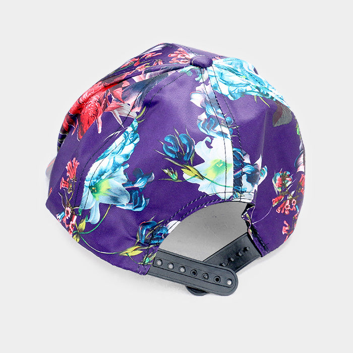 iLLASPARKZ Floral Print Baseball Cap