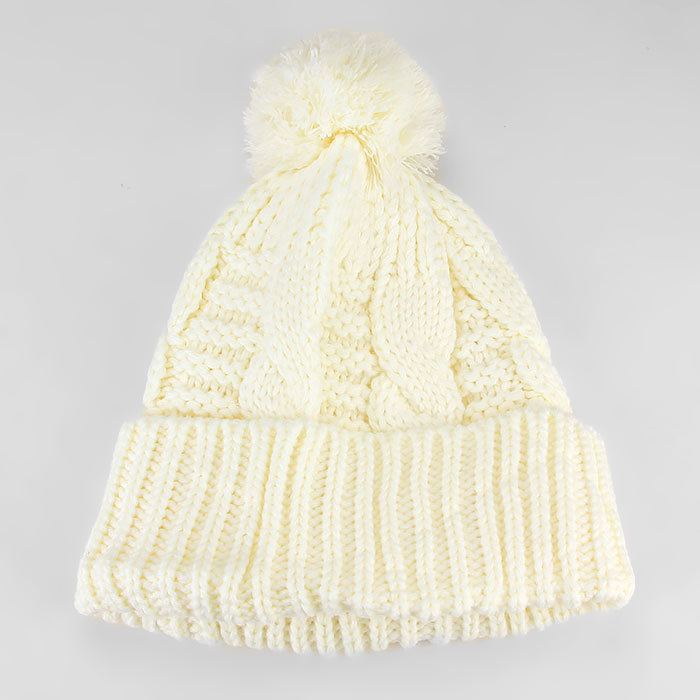 iLLASPARKZ Pom Pom Knit Beanie Hat