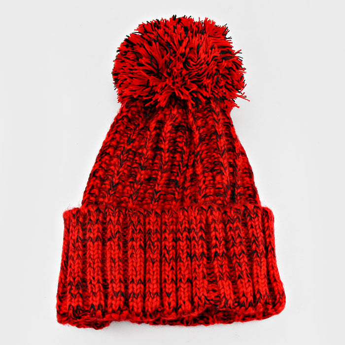 iLLASPARKZ Pom Pom Knit Beanie Hat