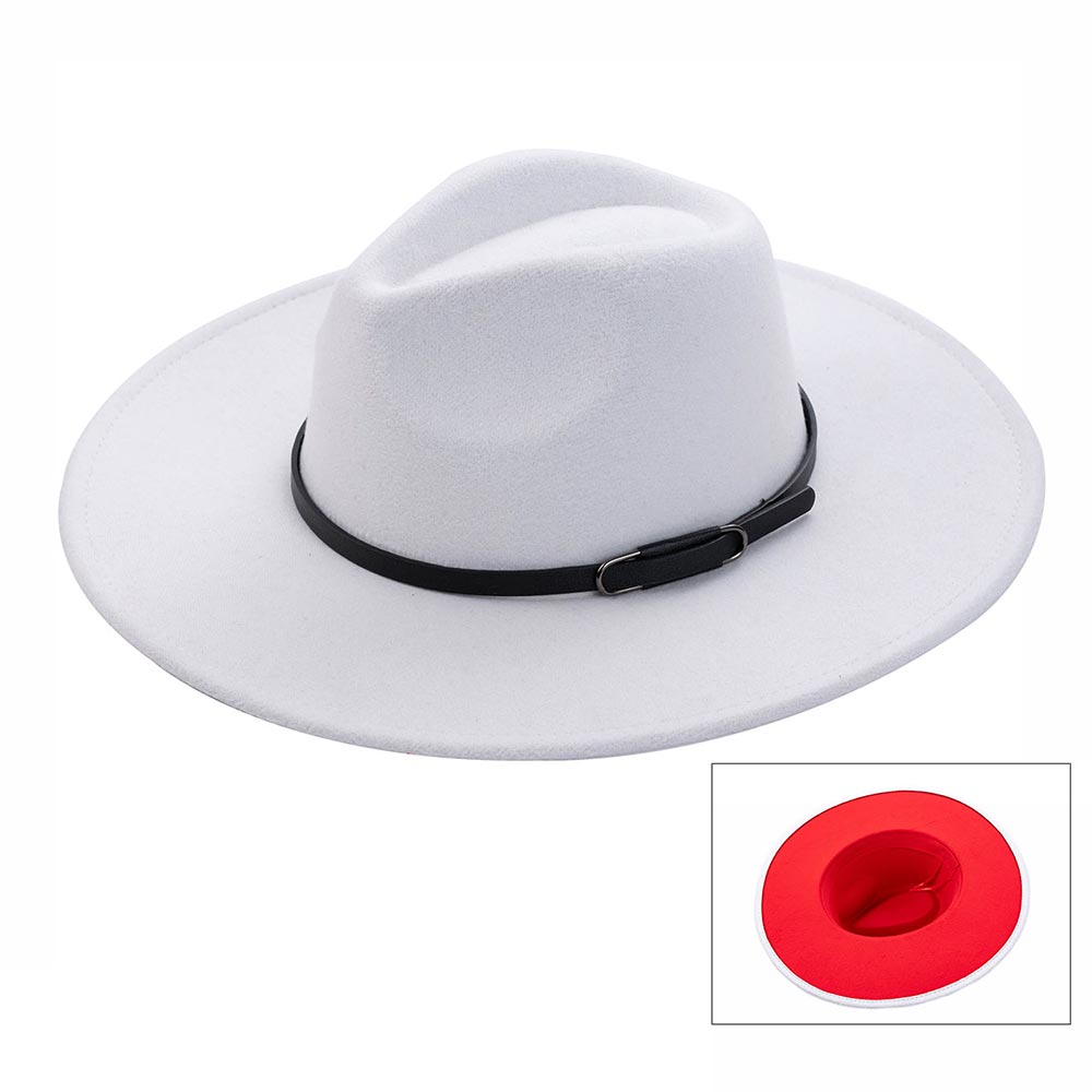 iLLASPARKZ Faux Leather Band Panama Hat