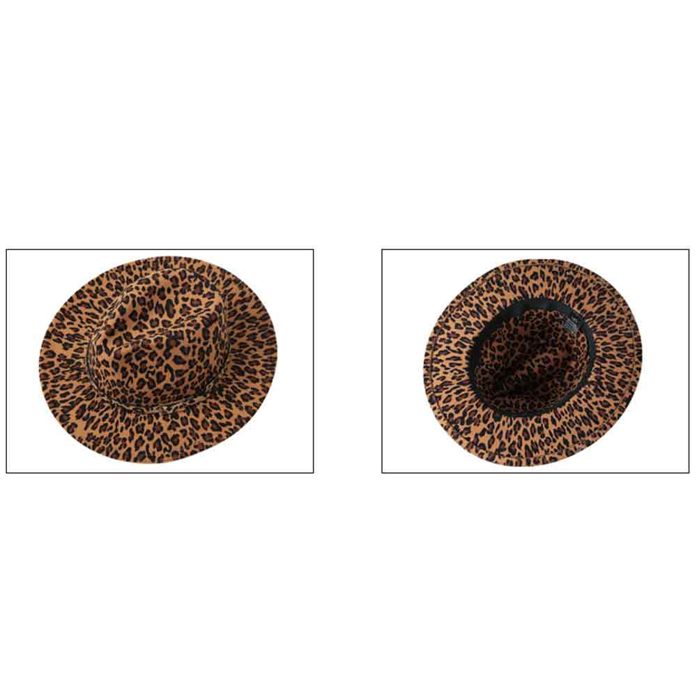 iLLASPARKZ Leopard Patterned Panama Hat