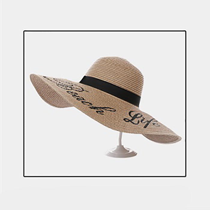 iLLASPARKZ 'Beach Life' Straw Floppy Sun Hat