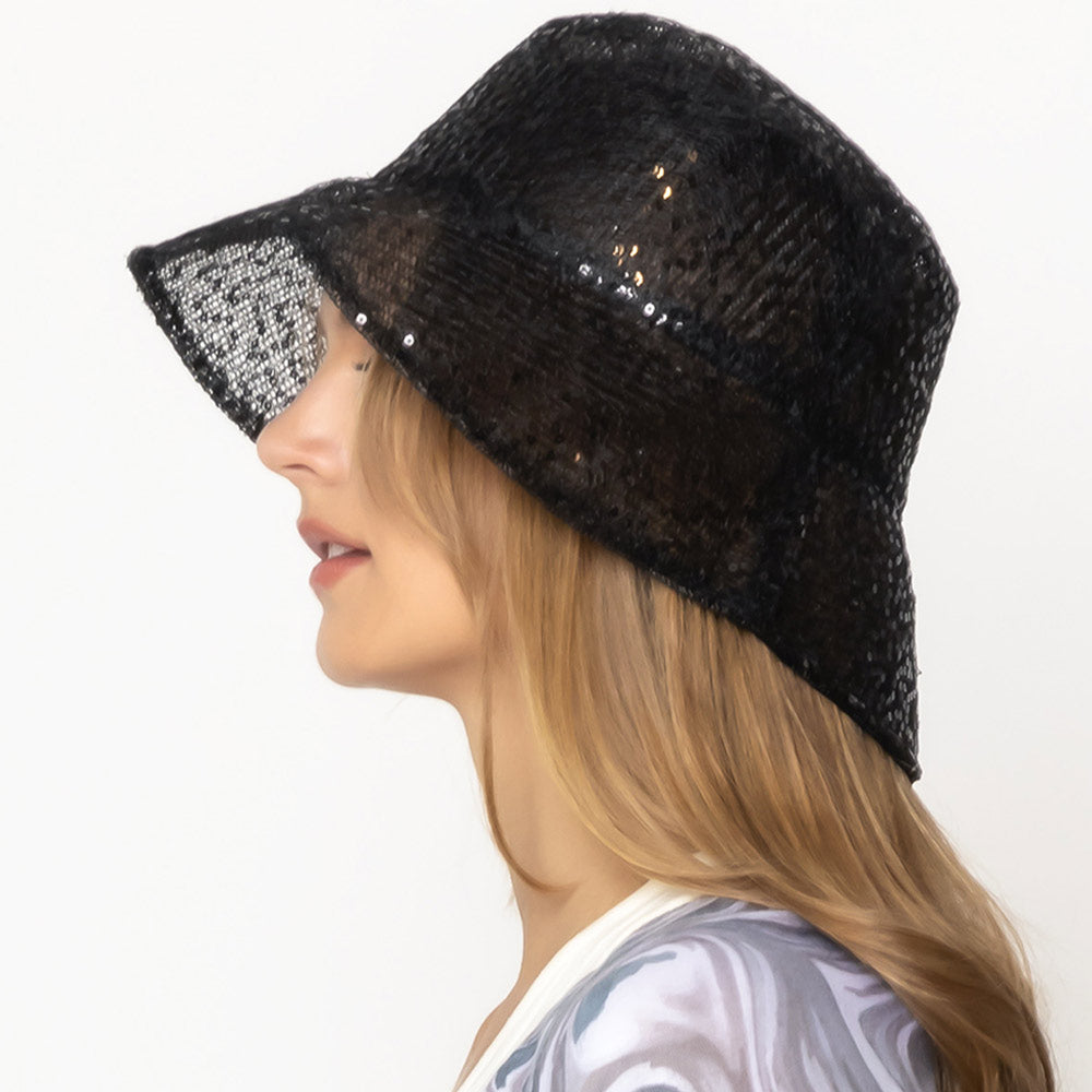 iLLASPARKZ Sequin Bucket Hat