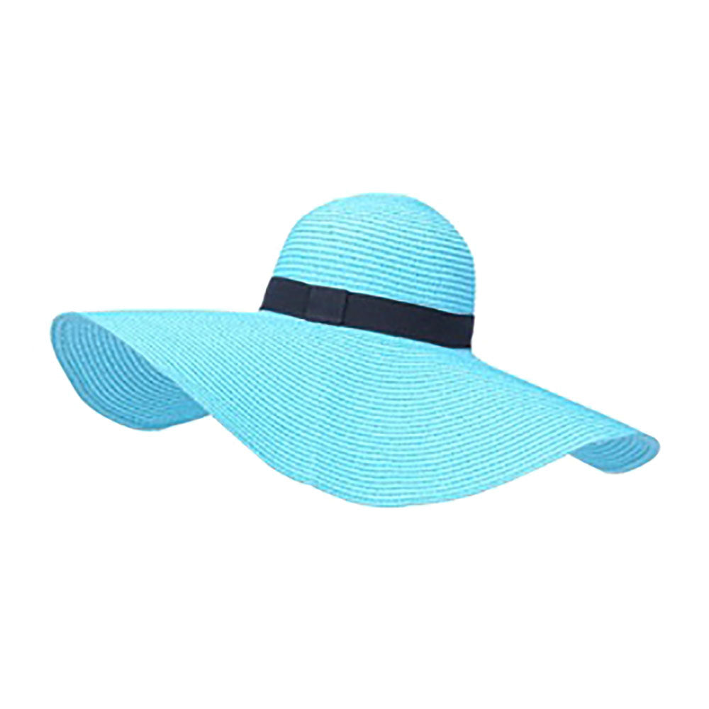 iLLASPARKZ Straw Floppy Beach Sun Hat