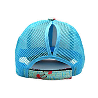 iLLASPARKZ Mermaid Pattern Mesh Back Baseball Cap