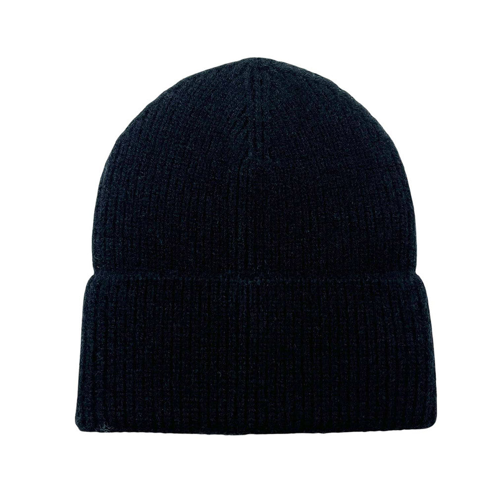 iLLASPARKZ Solid Rib Knit Cuff Beanie Hat