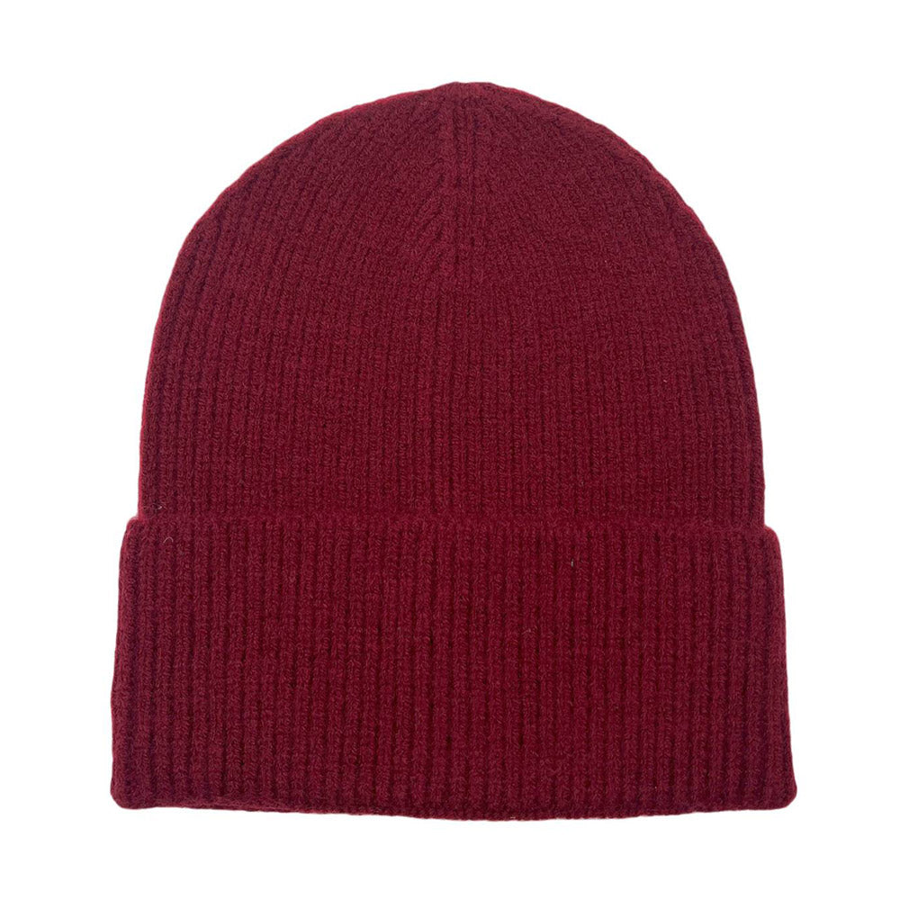 iLLASPARKZ Solid Rib Knit Cuff Beanie Hat