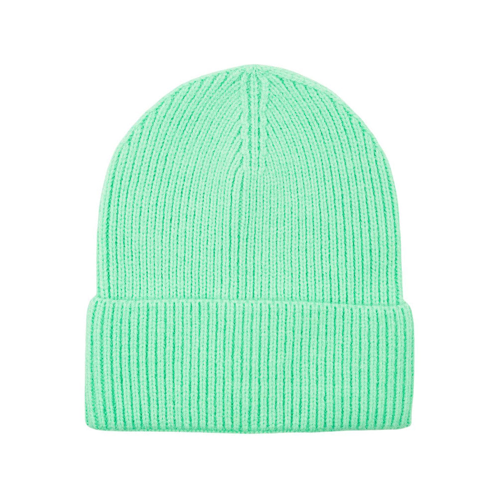 iLLASPARKZ Solid Rib Knit Cuff Beanie Hat