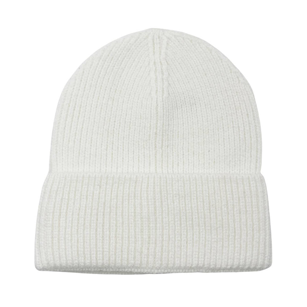 iLLASPARKZ Solid Rib Knit Cuff Beanie Hat