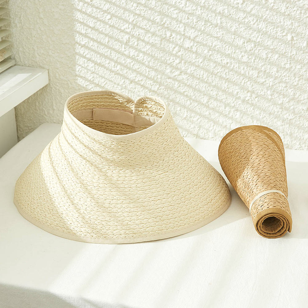 iLLASPARKZ Foldable Straw Visor Sun Hat