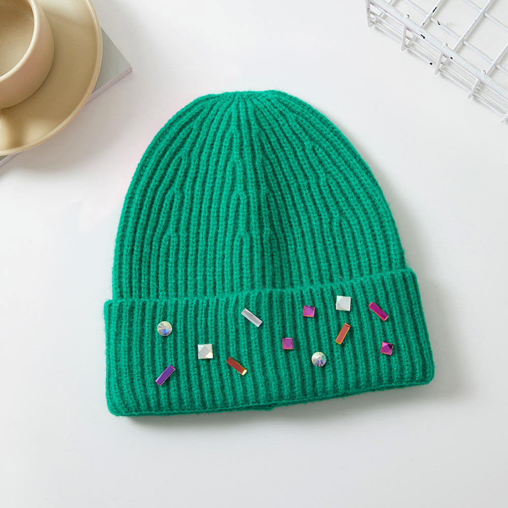 iLLASPARKZ Bling Stone Embellished Knit Beanie Hat