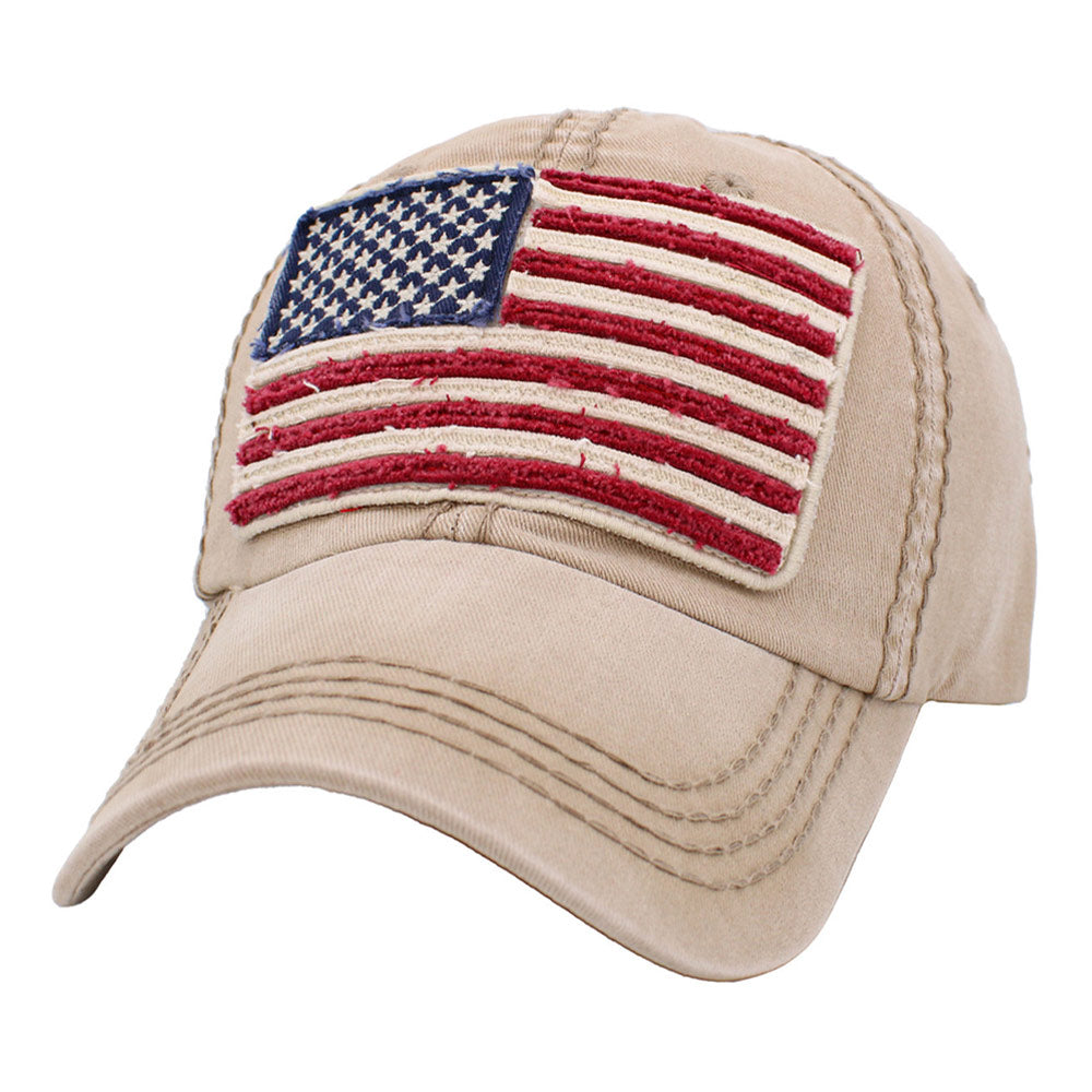 iLLASPARKZ American USA Flag Vintage Baseball Cap