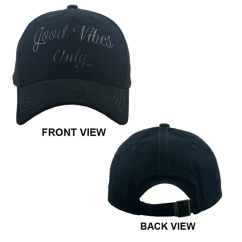 iLLASPARKZ Good Vibes Only Message Baseball Cap