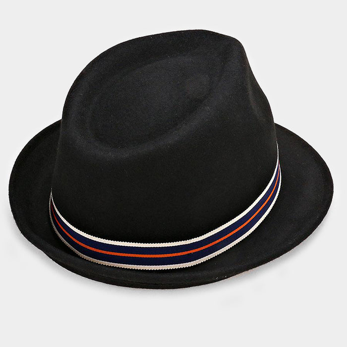 iLLASPARKZ Striped Pamoa Wool Fedora