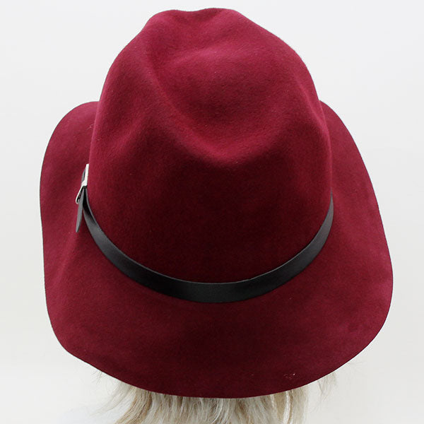 iLLASPARKZ Buckled Wool Fedora Hat