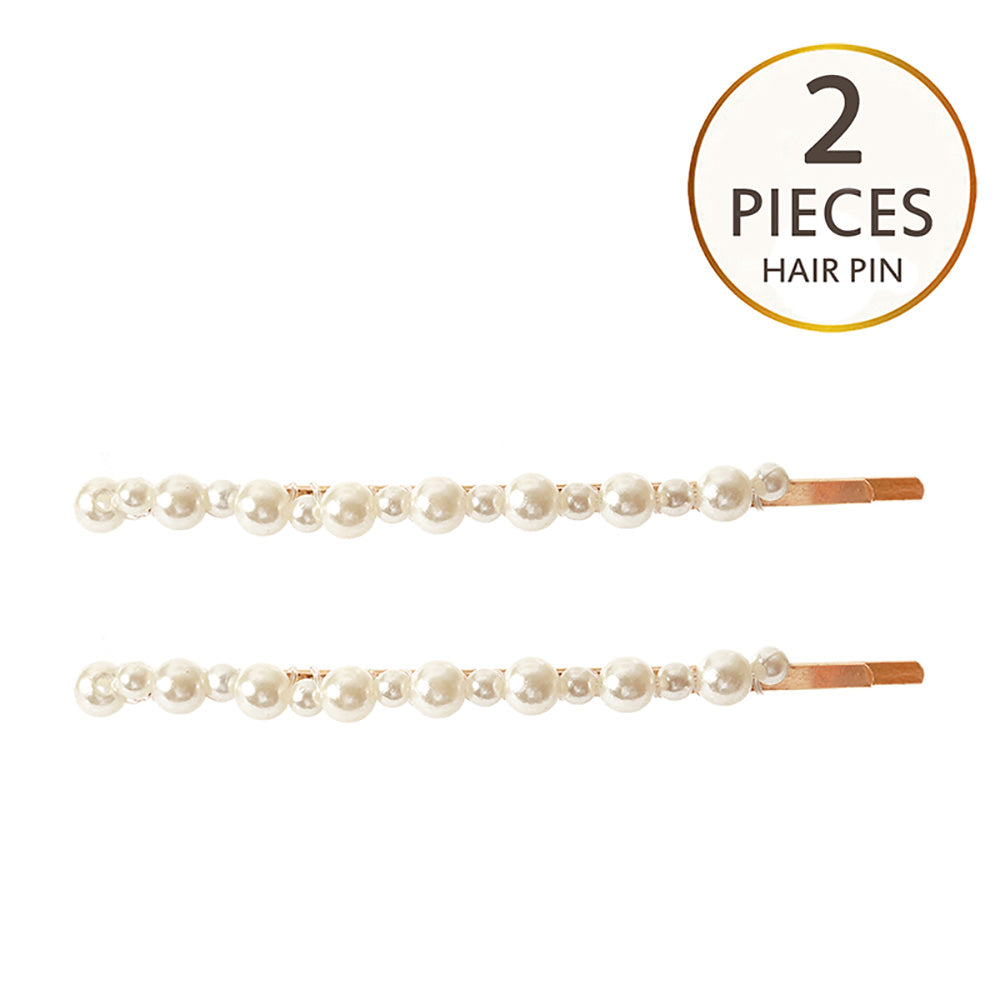 iLLASPARKZ 2PCS - Pearl Hair Bobby Pins