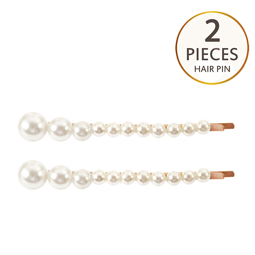 iLLASPARKZ 2PCS - Pearl Hair Bobby Pins