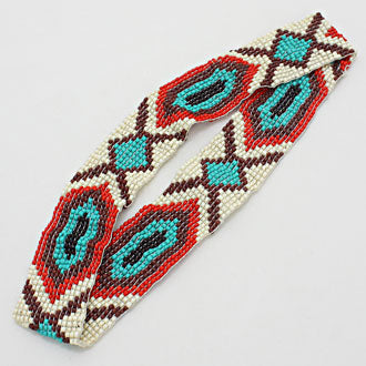 iLLASPARKZ Tribal Geo Bead Headband