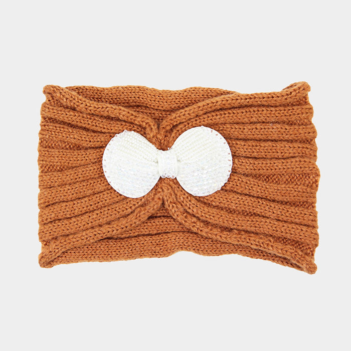 iLLASPARKZ Soft Knit Bow Headband