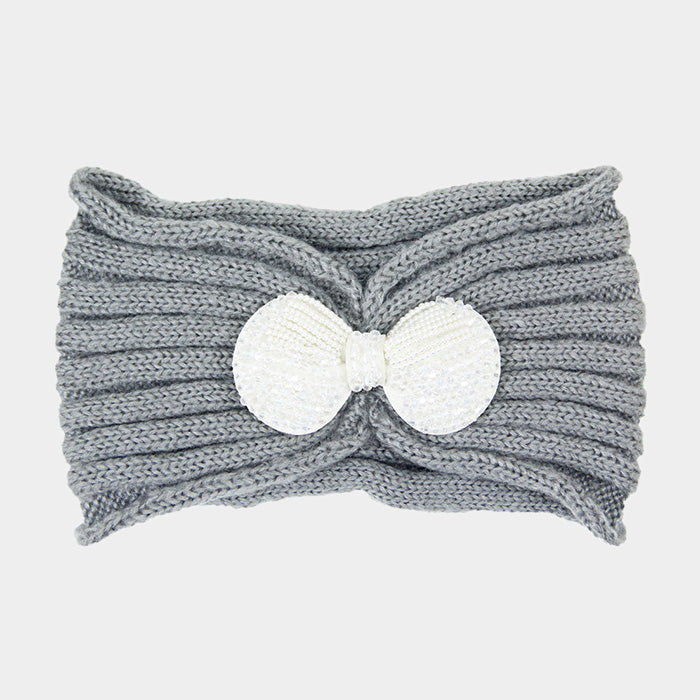 iLLASPARKZ Soft Knit Bow Headband