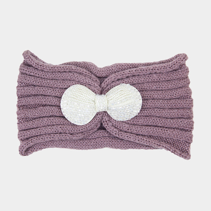 iLLASPARKZ Soft Knit Bow Headband