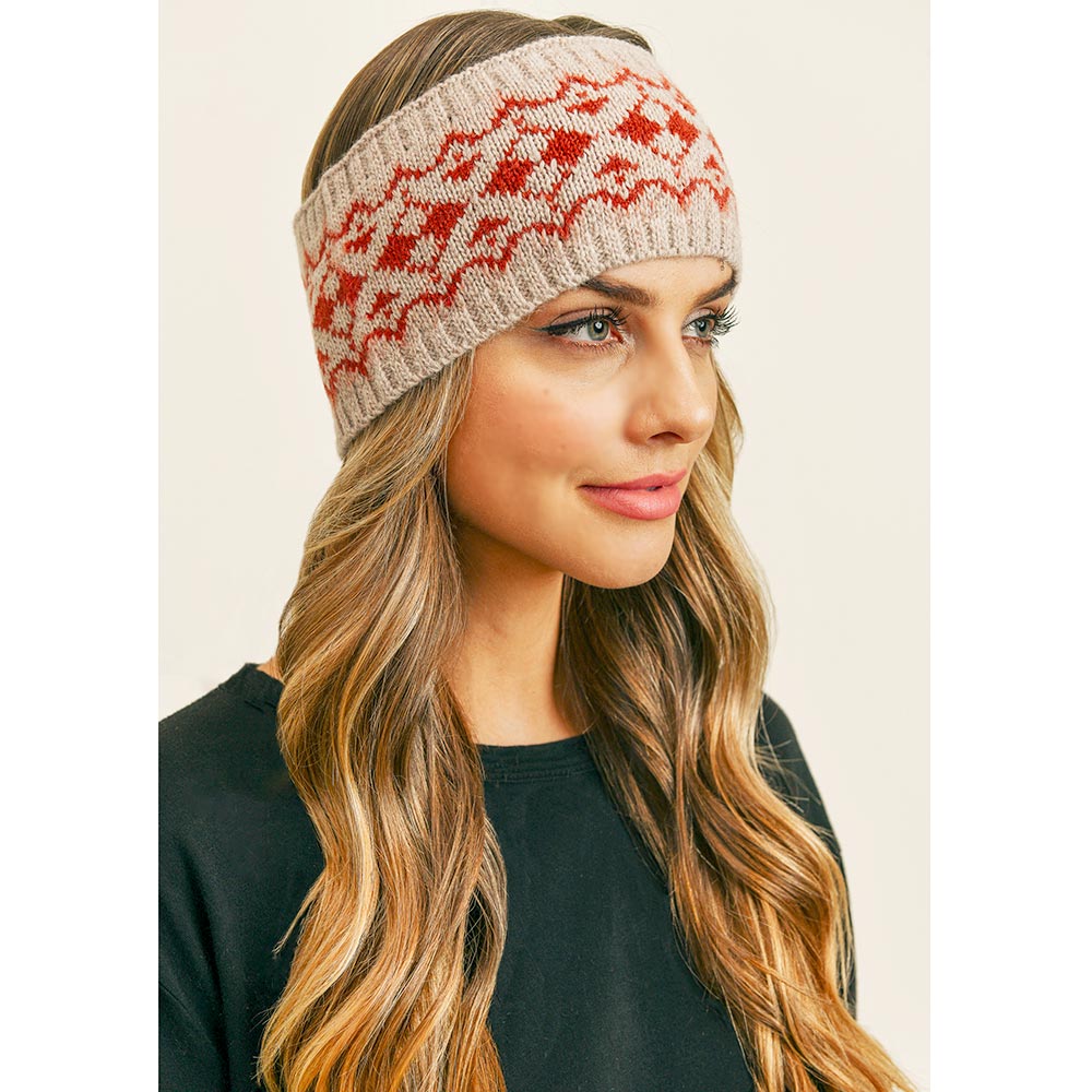 iLLASPARKZ Aztec Pattern Ear Warmer Headband